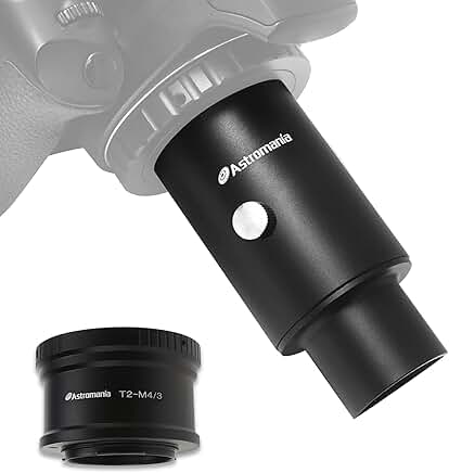 T T2 Mount for Olympus and Panasonic M4/3 Cameras Bundle
