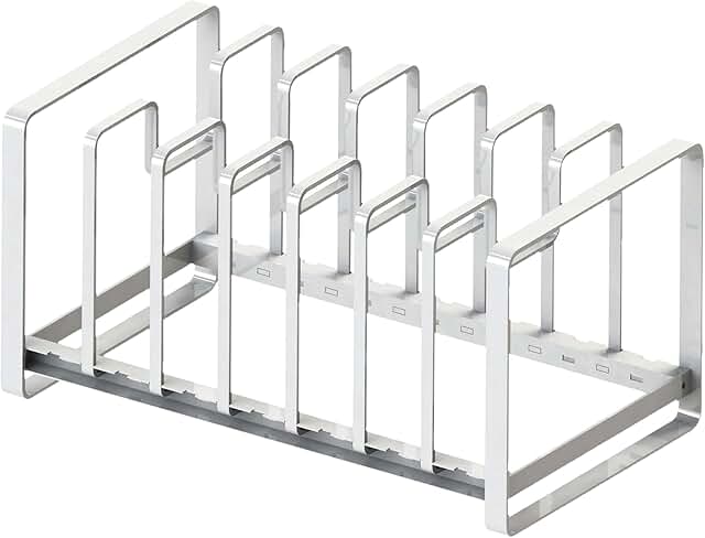 Steel Under Sink Pot and Pan Storage Organizer