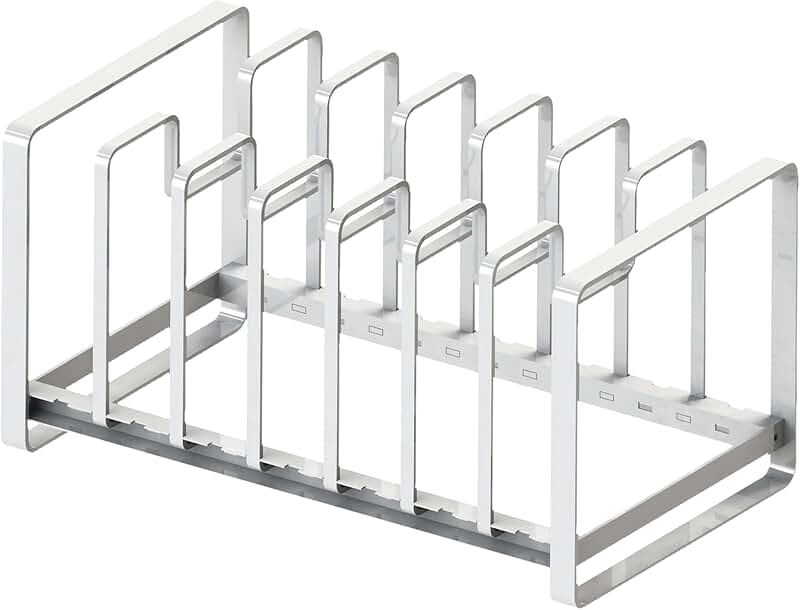 Steel Under Sink Pot and Pan Storage Organizer