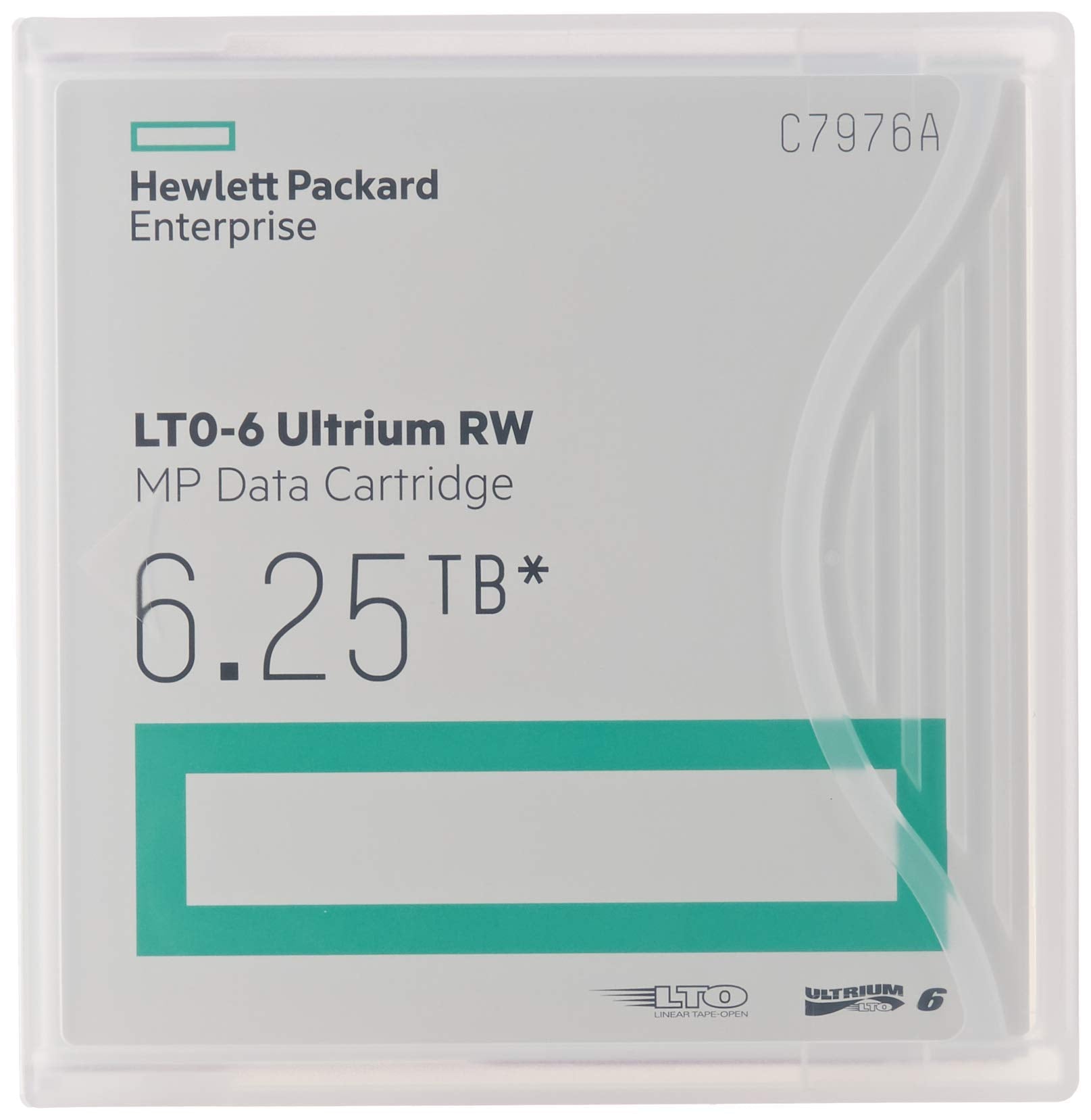 Hp C7976A LTO 6 Ultrium (2.5/6.25 TB) MP RW Data Cartridge