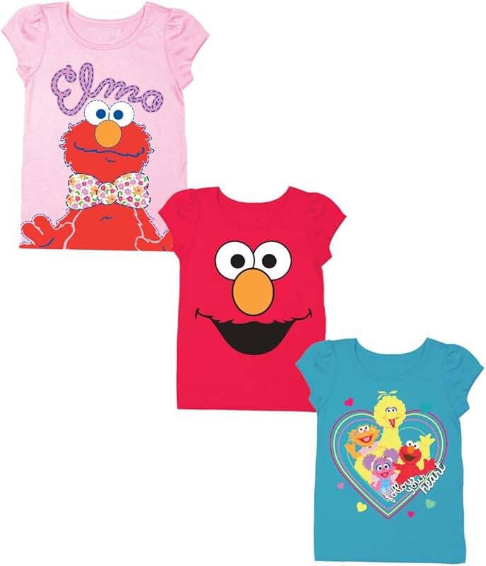 Baby Girls' 3-Pack T-Shirt Bundle