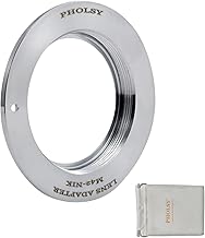 Manual Focus Adapter for M42 to Nikon F Mount