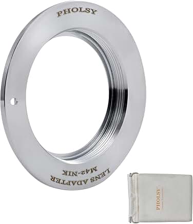 Manual Focus Adapter for M42 to Nikon F Mount
