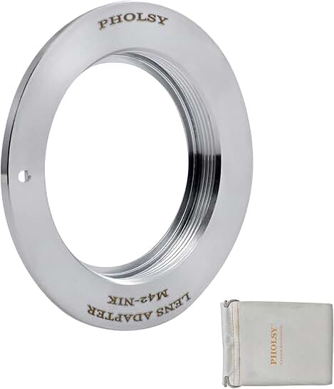 Manual Focus Adapter for M42 to Nikon F Mount