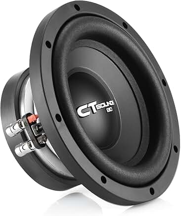 Bio 8-inch 600-Watt Dual 2-Ohm Car Subwoofer