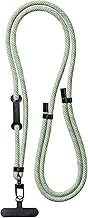 Adjustable Phone and Key Lanyard in Green