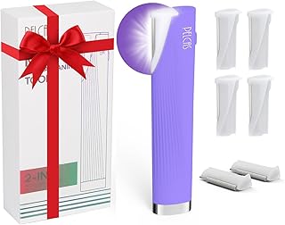 Electric dermaplaning tool with LED light and 3 speeds