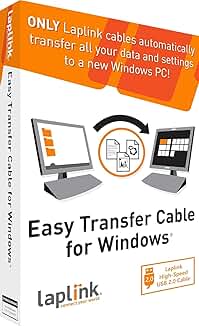 Easy Transfer Cable for Windows with Software and USB Cable