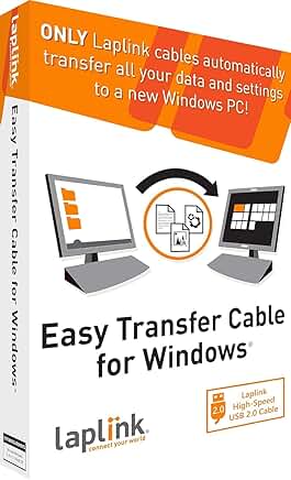 Easy Transfer Cable for Windows with Software and USB Cable
