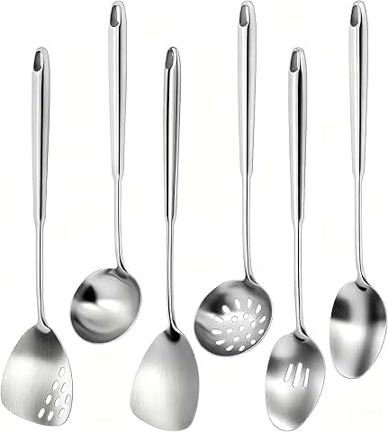 6-Piece Stainless Steel Kitchen Utensil Set