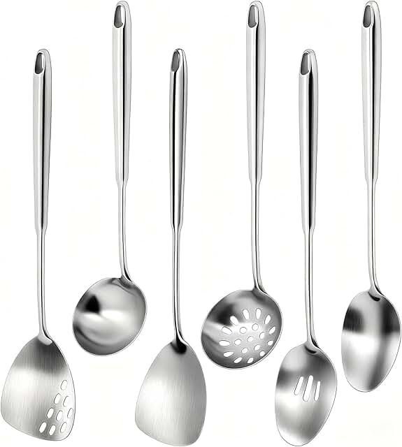6-Piece Stainless Steel Kitchen Utensil Set