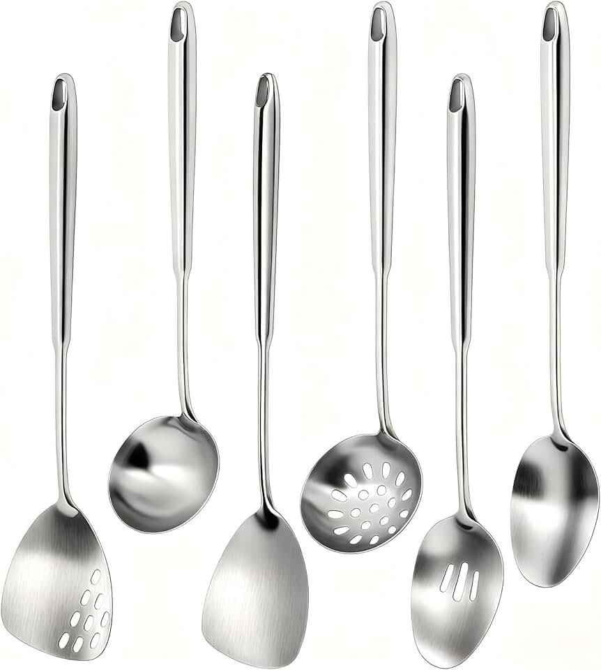 6-Piece Stainless Steel Kitchen Utensil Set
