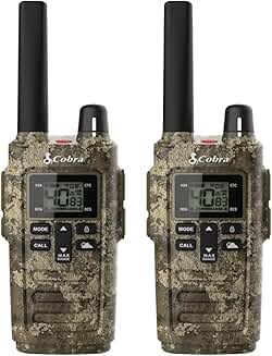 Weather-Resistant Two-Way Radios with Long Range and Flashlight