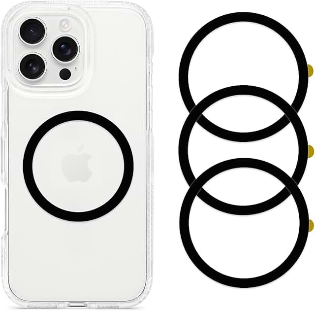 Set of 3 Metal Ring Stickers for Phone Cases