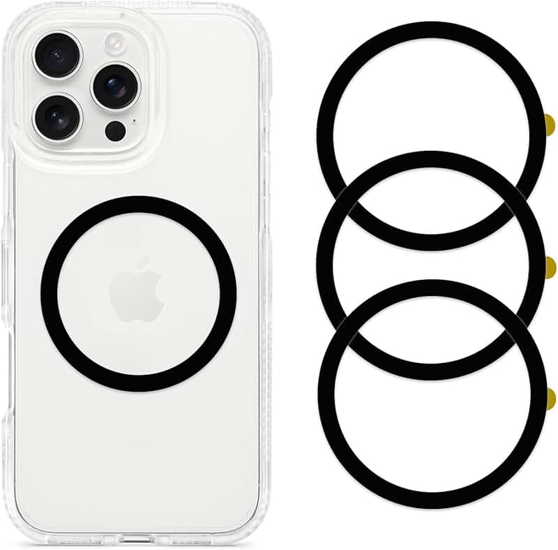Set of 3 Metal Ring Stickers for Phone Cases