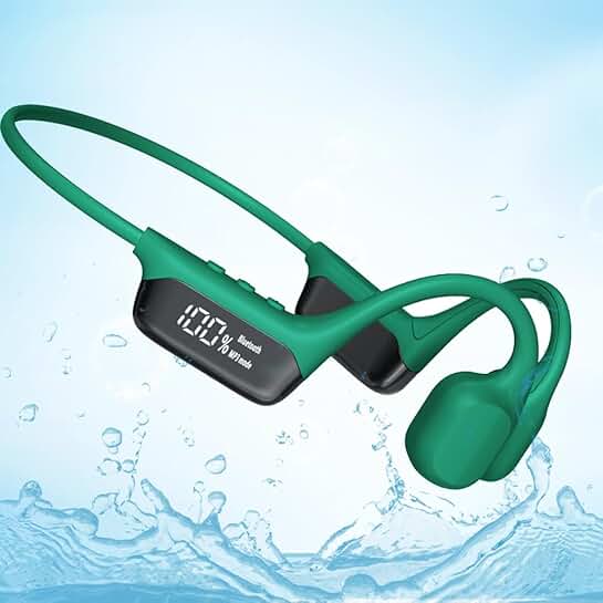 Waterproof Bone Conduction Headphones with 32G MP3, Open Ear