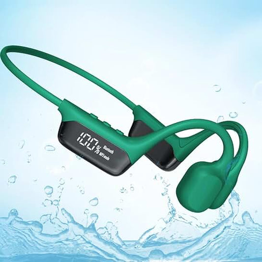 Waterproof Bone Conduction Headphones with 32G MP3, Open Ear