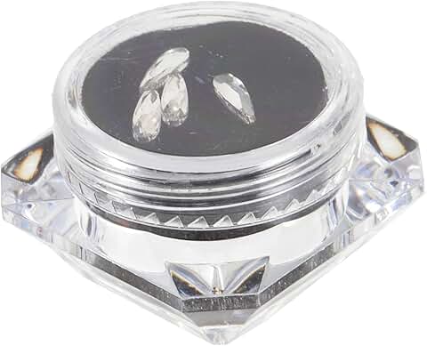 Vampire Dentures Manicure Kit with Gemstones and Crystals