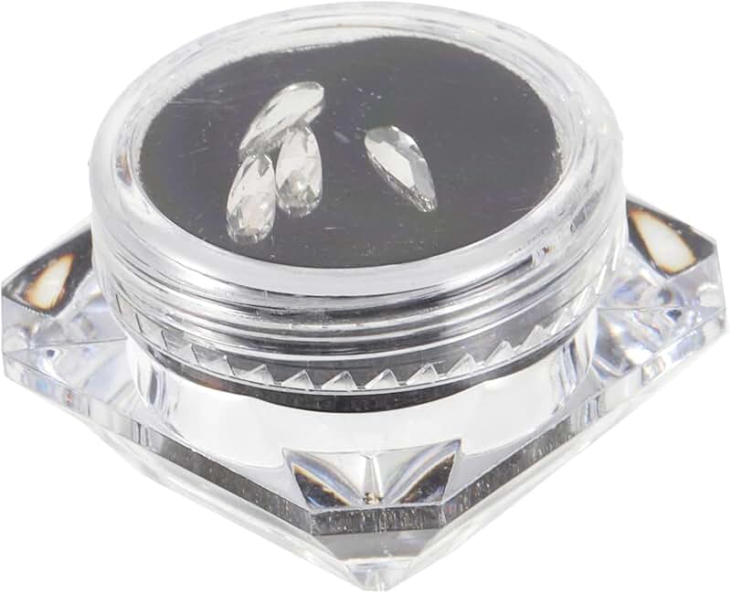 Vampire Dentures Manicure Kit with Gemstones and Crystals