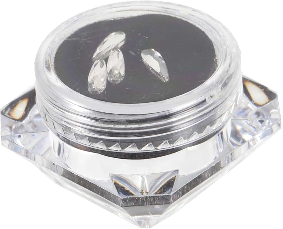 Vampire Dentures Manicure Kit with Gemstones and Crystals