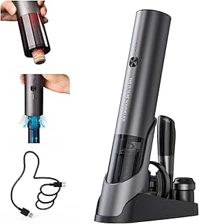 Rechargeable Electric Wine Opener Set with Accessories