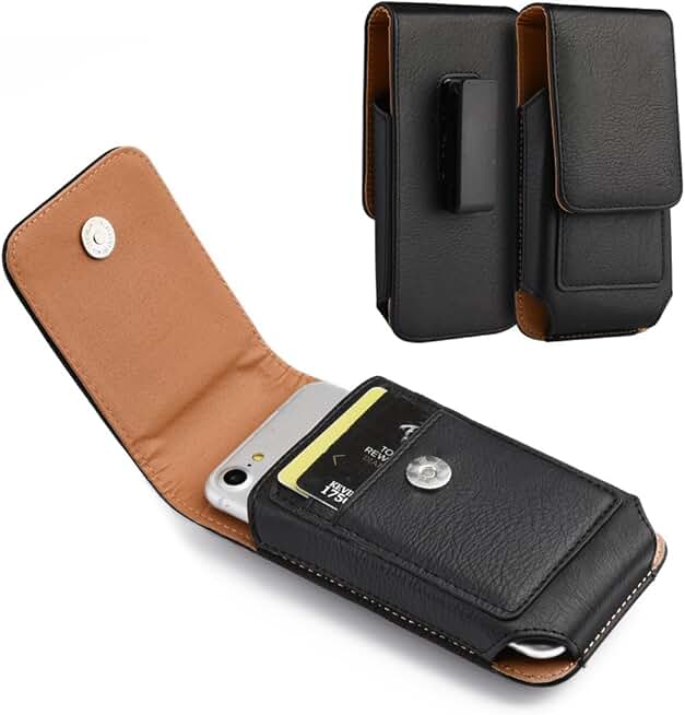 Heavy Duty Leather Belt Clip Holster for Motorola Phones
