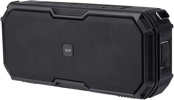Portable waterproof Bluetooth speaker with mic and long range