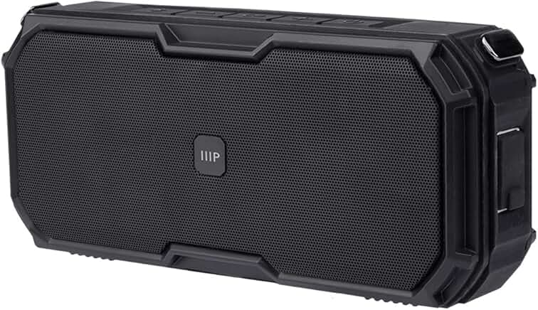 Portable waterproof Bluetooth speaker with mic and long range