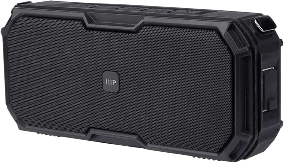Portable waterproof Bluetooth speaker with mic and long range