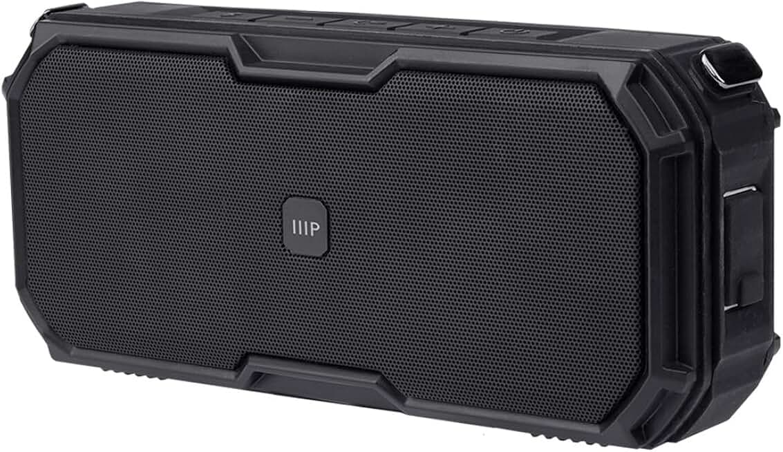 Portable waterproof Bluetooth speaker with mic and long range