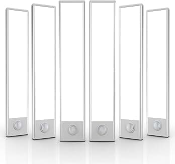 Wireless Rechargeable LED Under Cabinet Lights, 6 Pack