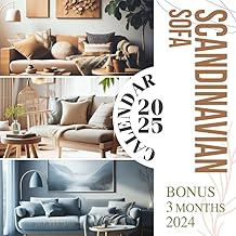 Scandinavian Sofa Calendar 2025 with Holidays and Notes