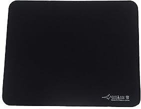 Large Black Gaming Mouse Pad, 19.29 x 16.54 Inches