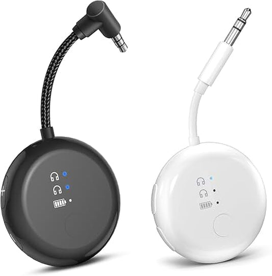 Bluetooth 5.3 Adapter for AirPods and Headphones, 20hr Playtime