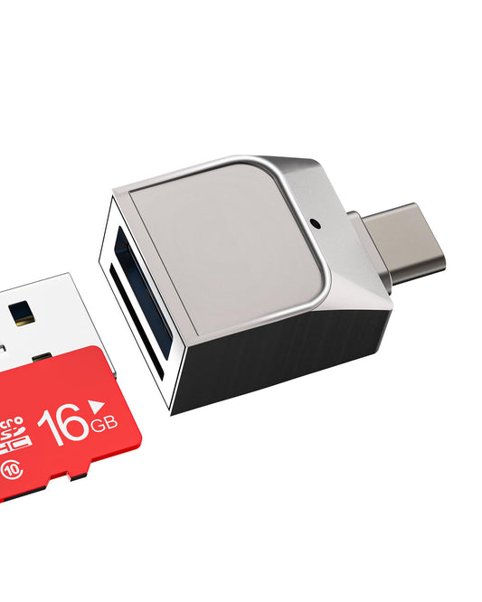 USB C to Micro SD and TF Card Reader Adapter