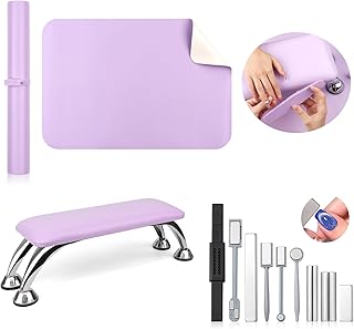 9-Piece Cat Eye Magnetic Nail Tool Set in Purple