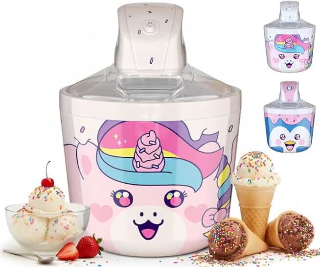 1.2 Quart Electric Ice Cream Maker for Kids