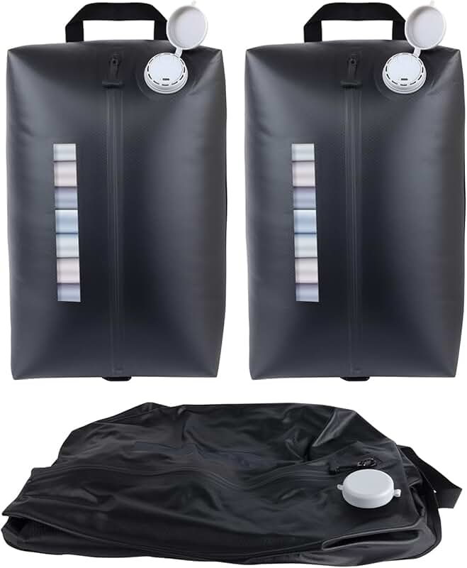 Two-Piece 2025 Travel Vacuum Bags with Built-In Pump