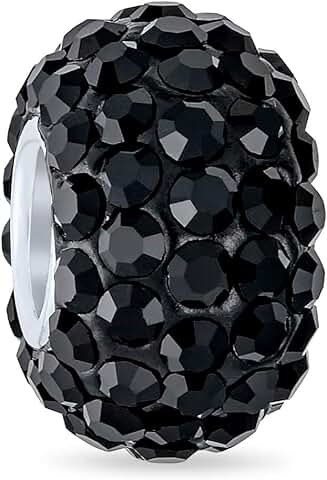 Solid Color Crystal Spacer Bead for Women and Teens