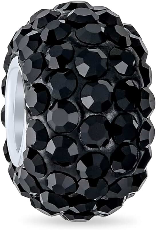 Solid Color Crystal Spacer Bead for Women and Teens