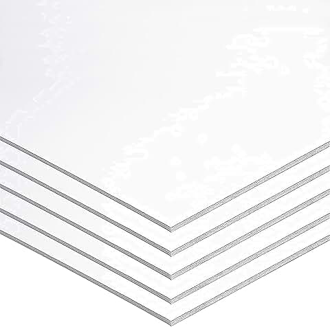 White Foam Board, 22" x 28", 5 Sheets