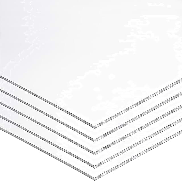 White Foam Board, 22" x 28", 5 Sheets