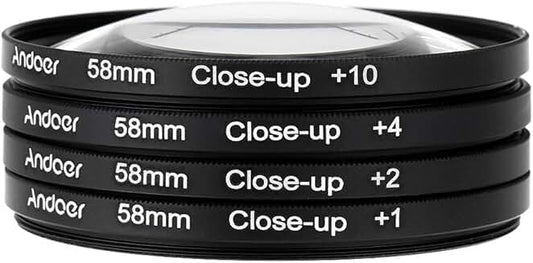 58mm Macro Close-Up Filter Set with Pouch