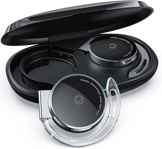 Wireless On-Ear Bluetooth Headphones with Earhooks