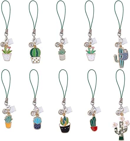 10-Pack Dust Plug Charms for Type C Ports