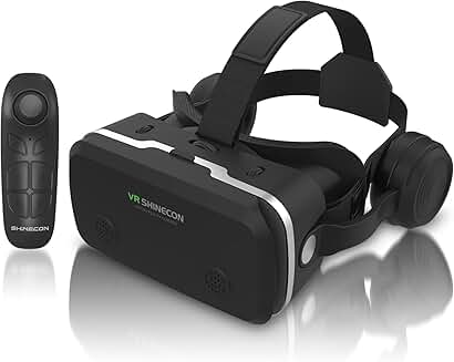 VR Headset with Remote for Phones 4.7-7 Inch
