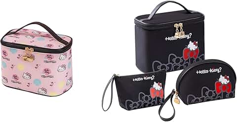 Large Waterproof Travel Makeup and Toiletry Bag Set