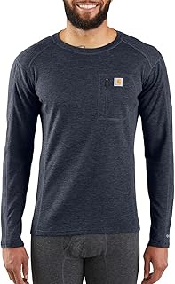 Men's Midweight Synthetic Merino Wool Base Layer Top