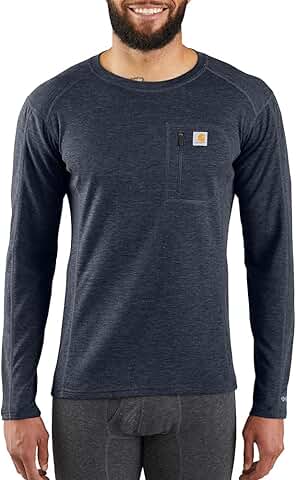Men's Midweight Synthetic Merino Wool Base Layer Top