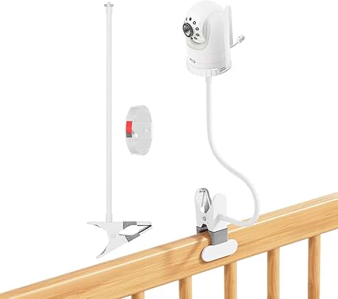Flexible 17-inch Gooseneck Mount for Baby Monitor